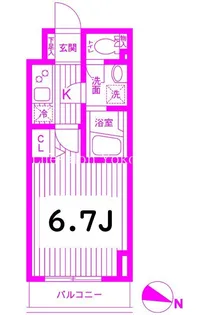 HF関内レジデンス【5階】の間取り