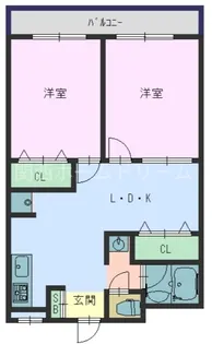 三松マンション【3階】の間取り
