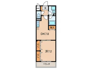 ACASIA COURT【3階】の間取り