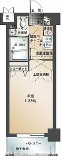 エンクレスト六本松【4階】の間取り