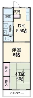 ハイツプリムラ【1階】の間取り