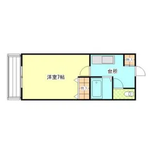 コーポ・フォーレスト清原B棟【2階】の間取り