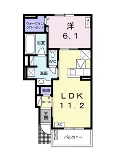 ウィステリアI【1階】の間取り