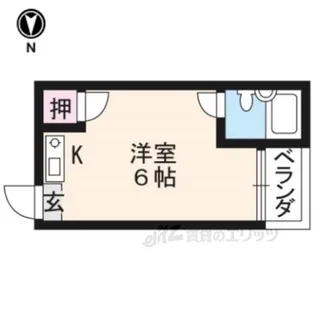 大文字ハイツ【2階】の間取り