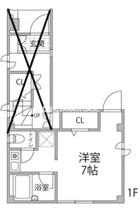 千葉アパート【1階】の間取り