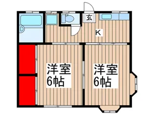 ファルコンパレス【2階】の間取り