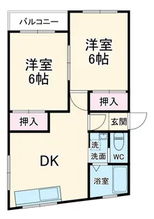 メゾンカトウ【3階】の間取り