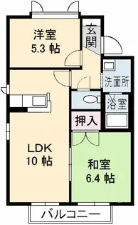 パークアベニュー 2号【2階】の間取り