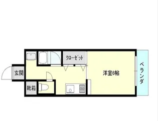 パールハイツ西野口【6階】の間取り