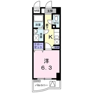 ケンオークニ【2階】の間取り