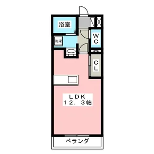 グランジャルダン【4階】の間取り