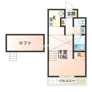 モンサンルージュ【3階】の間取り