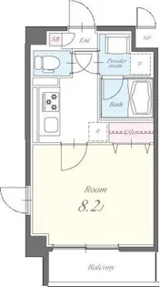 シュヴァルべ森下【2階】の間取り
