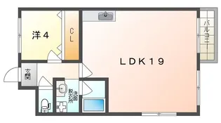 ウエストプラザ【5階】の間取り