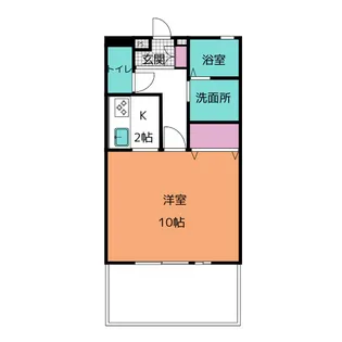 フォレスタ森山田【1階】の間取り