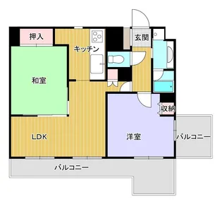 セレスト三郷【10階】の間取り