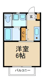 ALIVIE WEST 新松戸【1階】の間取り