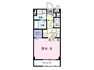 ベル・コモンズII【1階】の間取り