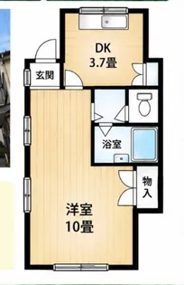 パールハイツ【1階】の間取り