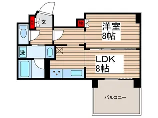エスタガ-デン【3階】の間取り