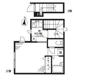 HILL’S M【1階】の間取り