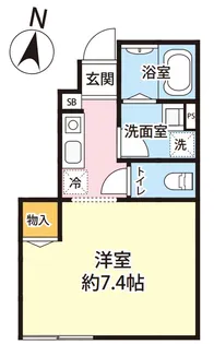 ウエルストン大泉【1階】の間取り