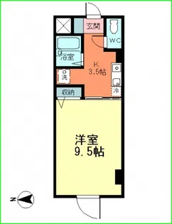 十日市レスト【5階】の間取り