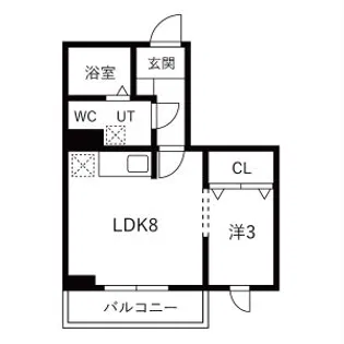 メリディアン利府加瀬弐番館【2階】の間取り