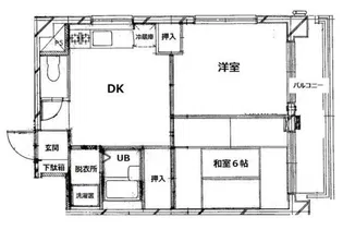 エミールハイツPartII【4階】の間取り