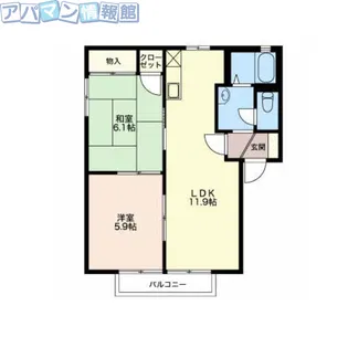 プラムロード【1階】の間取り