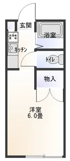 レオパレスフォレストC【1階】の間取り