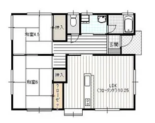 長野県伊那市日影【一戸建】の間取り