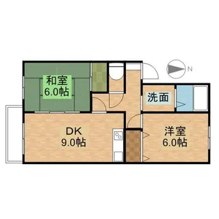 サンシャインプレイスTAKE【2階】の間取り