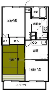 シティハイム・フューチャー1【2階】の間取り