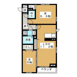 Frecce【1階】の間取り