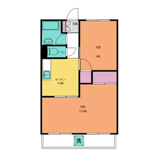 大雄山マンション【2階】の間取り