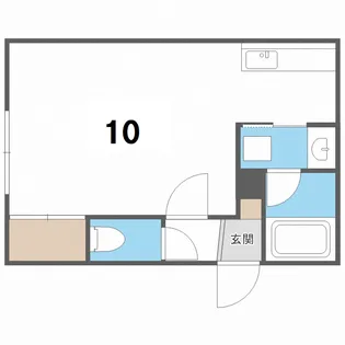 ベルビューシュエット【2階】の間取り