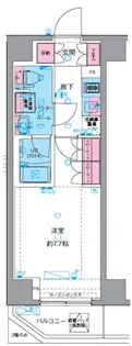 ジェノヴィア南千住VIスカイガーデン【4階】の間取り