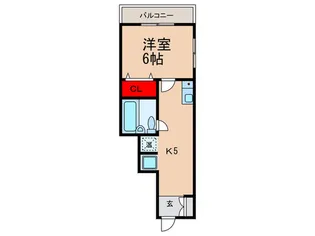 Clair 小戸【4階】の間取り