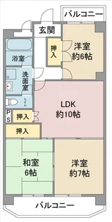 トーク21【3階】の間取り