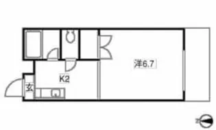 みどりハイツ【3階】の間取り