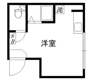 シティフラット池袋本町【2階】の間取り