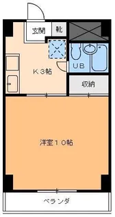 ライブタウン高砂【6階】の間取り