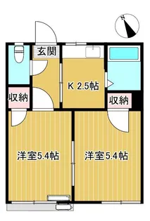 グリーンパーク【1階】の間取り