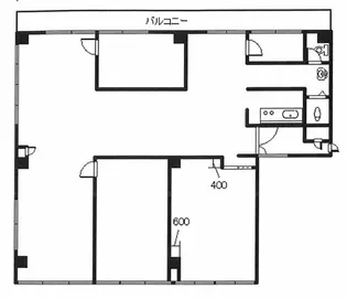 東京アーストンマンションNo.3 2階店舗・事務所【2階】の間取り