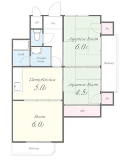 シルフィード【6階】の間取り