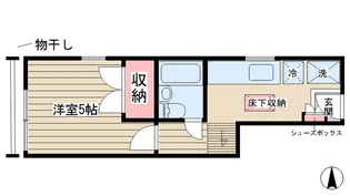 五十嵐ハイム【1階】の間取り