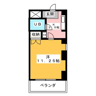 吉野屋ビルリーフコート【8階】の間取り