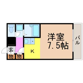 愛知県名古屋市昭和区明月町2【マンション】の間取り