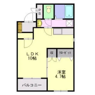 グラン・シエル壱番館【2階】の間取り